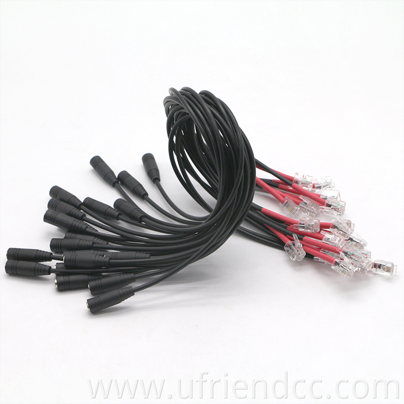 High Quality Factory Manufacture Waterproof Pvc 30Cm 4P4C RJ9/RJ10 To 3.5mm Female Headset Cable